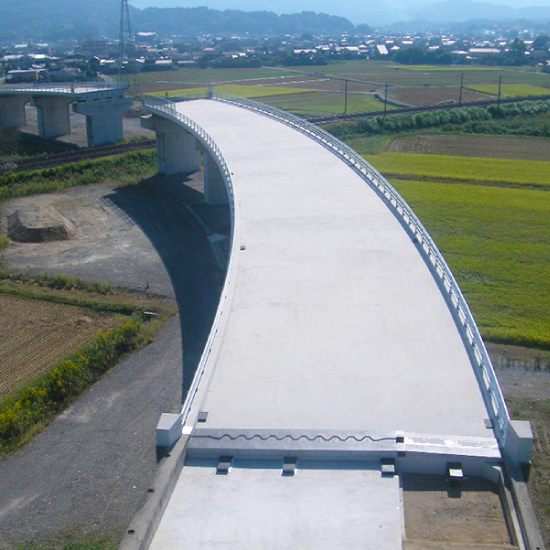 竜北小川停車場線 地域活力基盤創造交付金（橋梁上部工）工事