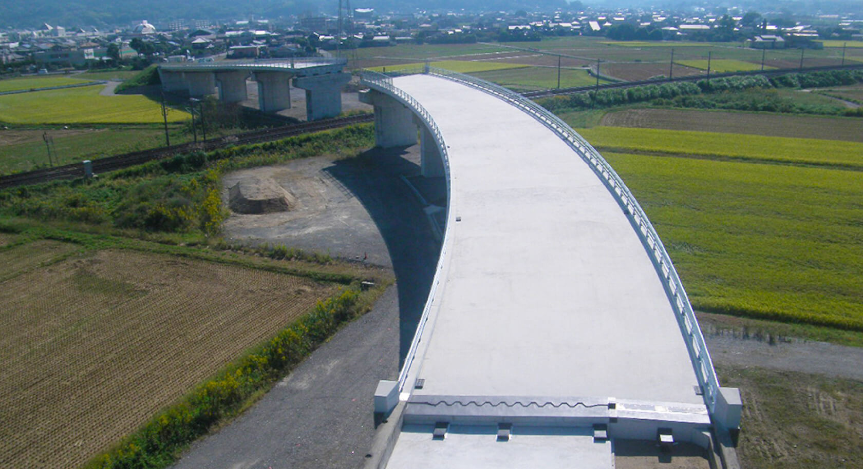 竜北小川停車場線地域活力基盤創造交付金（橋梁上部工）工事