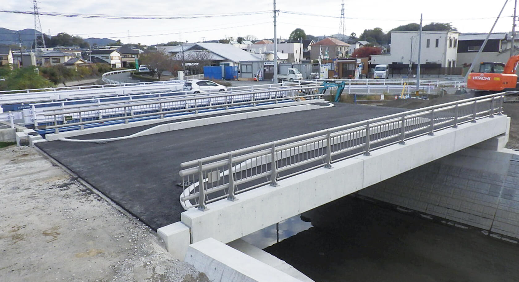 大野川(明神川)広域河川改修(社会資本)橋梁上部工工事