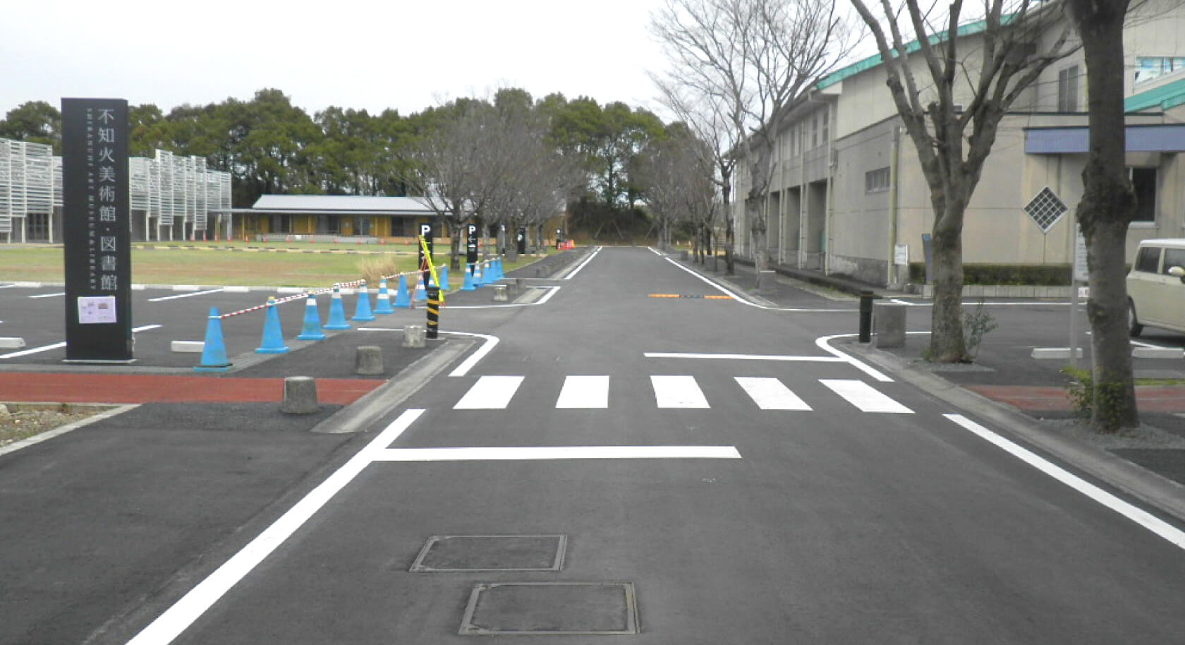 プラザ通り線道路維持（舗装）工事