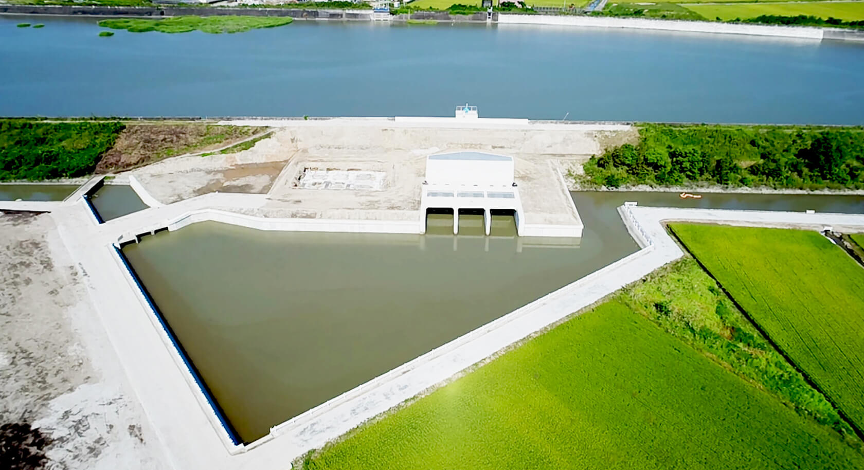 豊川北部地区湛水防除事業第1号工事