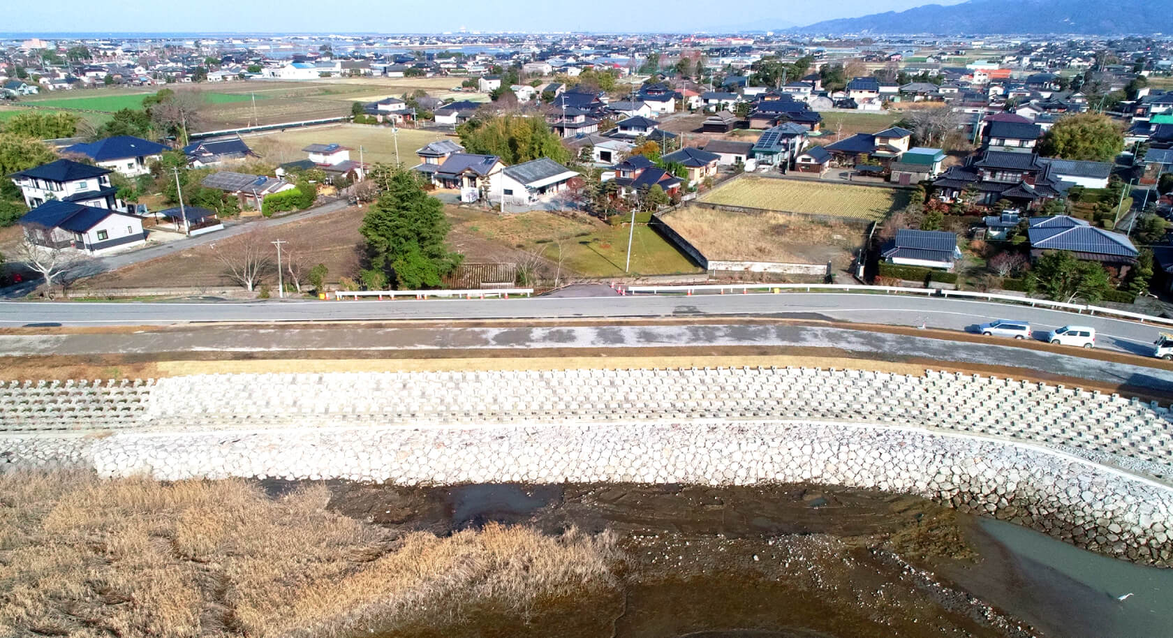 緑川川口地区（6工区）築堤工事