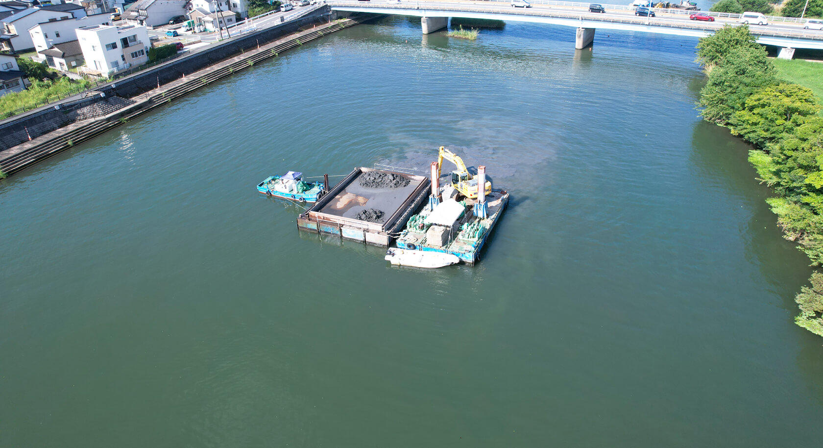 加勢川川尻地区(4工区)河道掘削工事