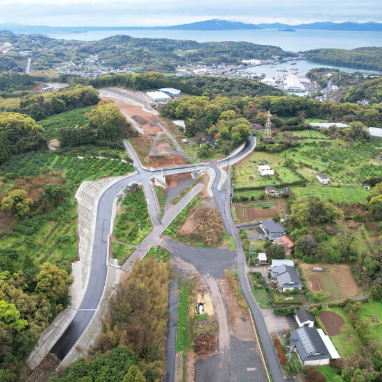 熊本3号月浦地区改良3工区工事