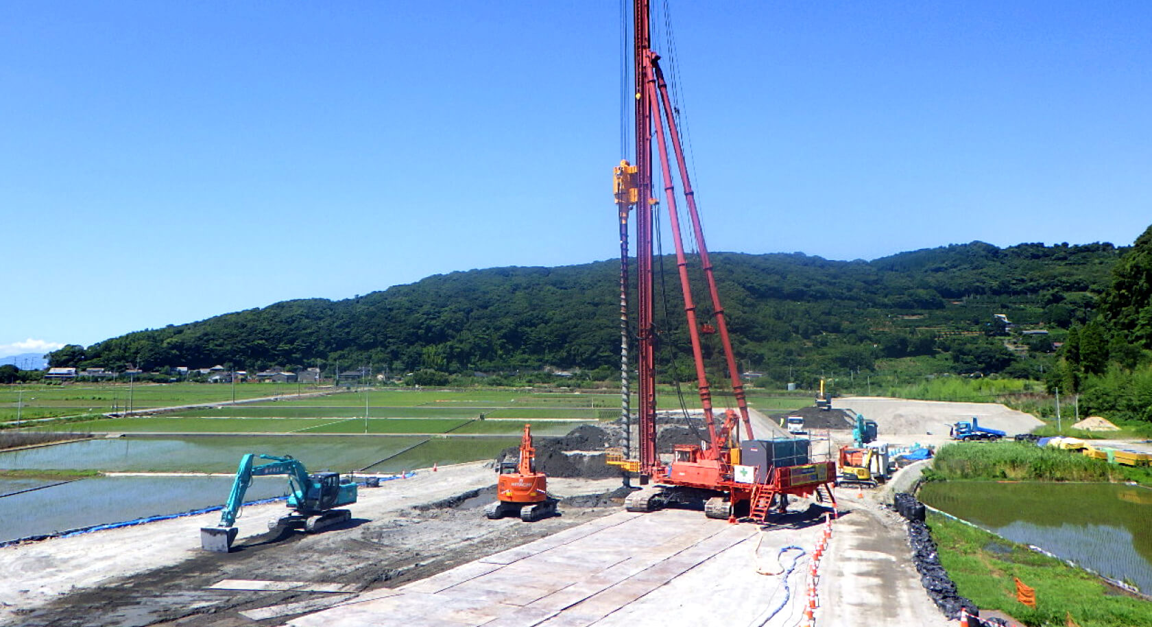 熊本57号上網田地区改良9期工事